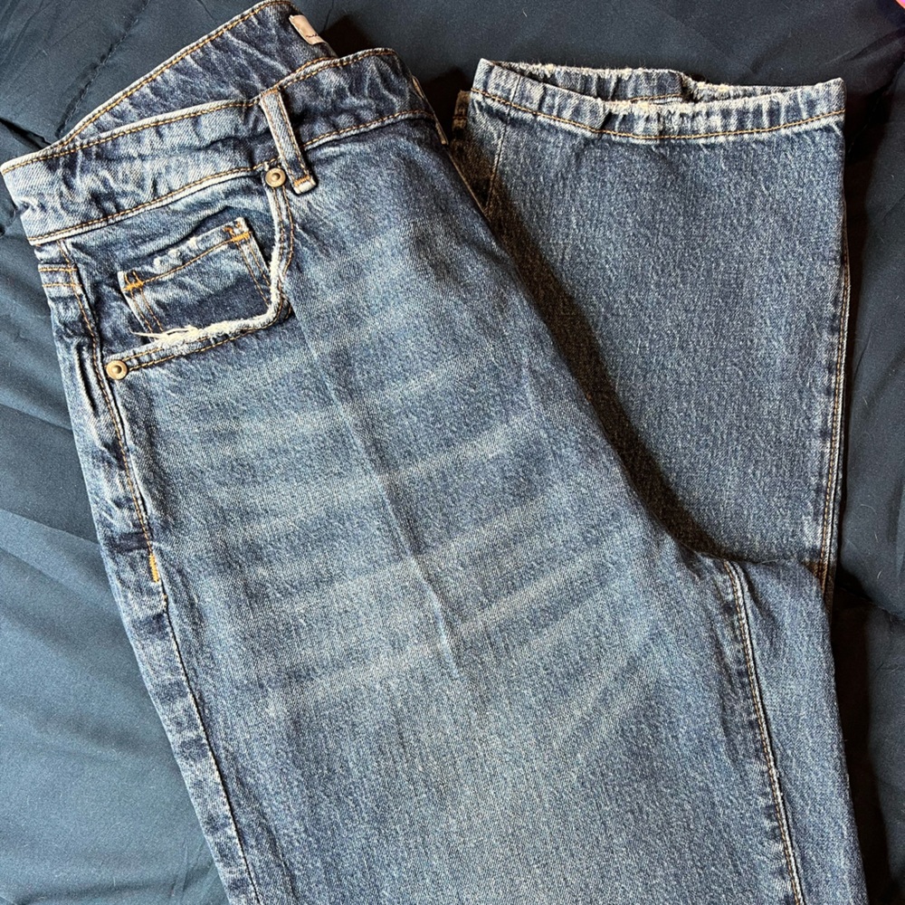 LOFT Relaxed Fit Blue Jeans